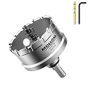 Mollom 2-5/8" (66.5mm) Heavy Duty Carbide Hole Saw with 2 Pilot Bits