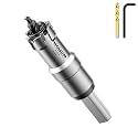 Mollom 3/4" (19mm) Heavy Duty Carbide Hole Saw with 2 Pilot Bits