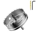 Mollom 4" (101.6mm) Heavy Duty Carbide Hole Saw with 2 Pilot Bits