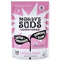 Molly's Suds Original Laundry Detergent Powder | Clean Laundry Detergent Powder for Sensitive Skin | Simple, Effective Ingredients, Stain Fighting | 120 Loads (Lotus & Peony)