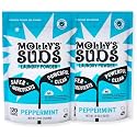 Molly's Suds Original Laundry Detergent Powder | Clean Laundry Detergent Powder for Sensitive Skin | Simple, Effective Ingredients, Stain Fighting | 240 Load (Peppermint)