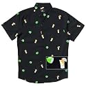 Molokai Surf Button Down Slim Fit Hawaiian Short Sleeve Shirts