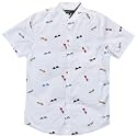 Molokai Surf Button Down Slim Fit Hawaiian Short Sleeve Shirts