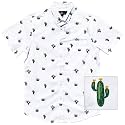 Molokai Surf Button Down Slim Fit Hawaiian Short Sleeve Shirts