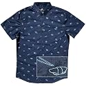 Molokai Surf Button Down Slim Fit Hawaiian Short Sleeve Shirts