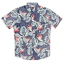 Molokai Surf Button Down Slim Fit Hawaiian Short Sleeve Shirts