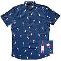 Molokai Surf Button Down Slim Fit Hawaiian Short Sleeve Shirts