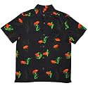 Molokai Surf Button Down Slim Fit Hawaiian Short Sleeve Shirts