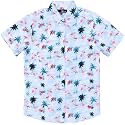 Molokai Surf Button Down Slim Fit Hawaiian Short Sleeve Shirts