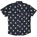 Molokai Surf Button Down Slim Fit Hawaiian Short Sleeve Shirts