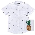 Molokai Surf Button Down Slim Fit Hawaiian Short Sleeve Shirts