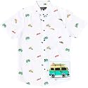 Molokai Surf Button Down Slim Fit Hawaiian Short Sleeve Shirts