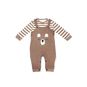 Moms Love baby-boys dungaree