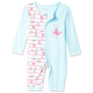 mom39s love baby girl39s regular fit romper suit mls21057xxgrmp_aqua_0-3month 00 month-03 month