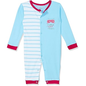 mom39s love baby girl39s regular fit romper suit mls21056xxgrmp_aqua_6-9month 1_06 month-09 month