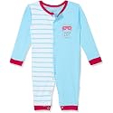 Mom's Love Baby Girl's Regular fit Romper Suit (MLS21056XXGRMP_Aqua_6-9Month 1_06 Month-09 Month)