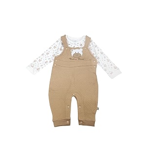 Moms Love baby-girls dungaree