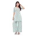 MomampBae Womens Pure Cotton Printed Lounge Wear