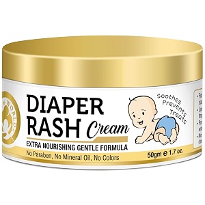 mom amp world baby diaper rash cream 50g - with shea butter moroccan argan oil aloevera - no parabes mineral oil colors - extra nourishing gentle formula 50 g momwld08