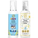 Mom & World Kidsy Face Wash Tear Free, 120ml + Baby Sunscreen Lotion Spf 50 Pa+++