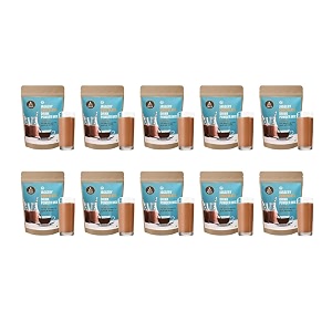 moms harvest jaggery chocolate drink powder mix  bulk pack of 10 200g x 10  2kg