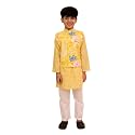 The Mom Store Boys Printed Cotton Kurta