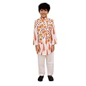 The Mom Store Boys Printed Cotton Kurta