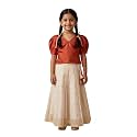 The Mom Store Girls Skirt Lehenga Set