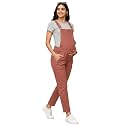 The Mom Store Maternity And Nursing Dungaree Dress | Denim With Elasticated Waist | Adjustable Shoulder Straps | Trendy Pre And Post Pregnancy Dress