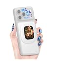 Moman Mini Vlog Selfie Monitor Screen for iPhone, Cream White