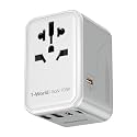 MOMAX 70W GaN Universal Travel Adapter, All-in-One Travel Charging