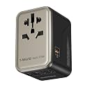 MOMAX 70W GaN Universal Travel Adapter, All-in-One Travel Charging