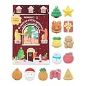 Momcozy & Big HUGS 14Pcs Christmas Bath Bombs Set of Countdown Calendar Mystery Box, 14 Days of Surprise Bath Bombs & Family Fun, Ideal Christmas Gifts for Kids Boys Girls Toddlers