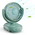 Momcozy Portable Stroller Fan with Clip, 4-Speed Mini Cooling Fan, 0.26 Lb