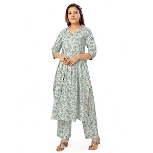 Momenta Womens Pure Cotton Maternity Kurta Set
