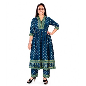 Momenta Womens Pure Cotton Maternity Kurta Set