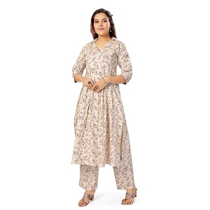 Momenta Womens Pure Cotton Maternity Kurta Set
