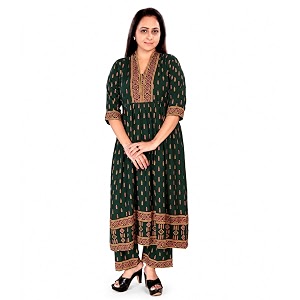 Momenta Womens Pure Cotton Maternity Kurta Set