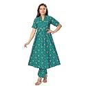 Momenta Womens Pure Cotton Maternity Kurta Set