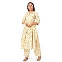 Momenta Womens Pure Cotton Maternity Kurta Set