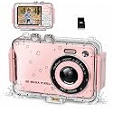 MOMILLA Digital Camera,4K Vlogging Underwater Camera,50MP Kids Camera Teens