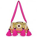 MOMISY Handicraft Handmade Cotton Ethnic Rajasthani Embroidered