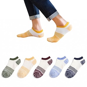 MOMISY Mens Premium Cotton Cushion Ankle length