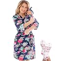 Mommy and Me Robe and Swaddle Set | Maternity Robe Matching Baby Girl, Boy