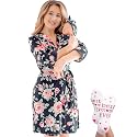 Mommy and Me Robe and Swaddle Set | Maternity Robe Matching Baby Girl, Boy