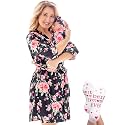 Mommy and Me Robe and Swaddle Set | Maternity Robe Matching Baby Girl, Boy