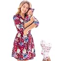 Mommy and Me Robe and Swaddle Set | Maternity Robe Matching Baby Girl, Boy