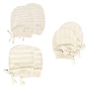 MOMSMENU Newborn Mittens No Scratch baby mitts with string 3 Pack 0-12month
