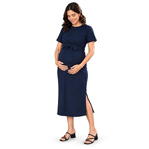 MomToBe Womens Bodycon Calf Length Polyester Maternity