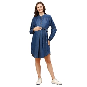 MomToBe Womens Fit and Flare Above the